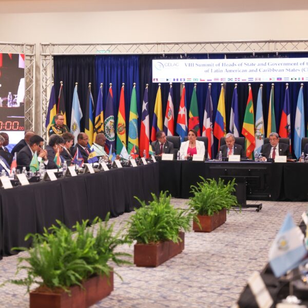 Ante la CELAC, el secretario de las Naciones Unidas reconoce el liderazgo regional y global de Colombia en materia de paz