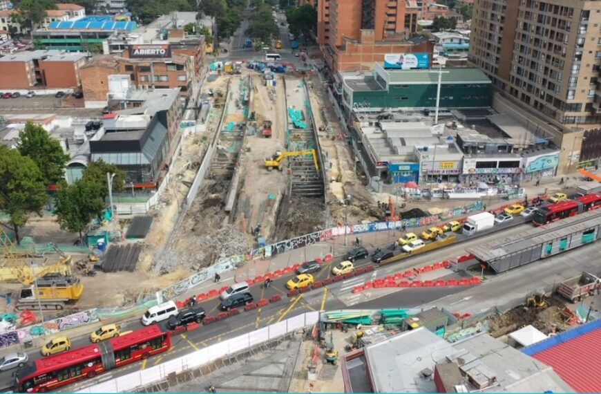Bogotá Metro: vea cómo va intercambiador vial calle 72.
