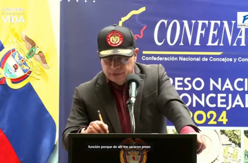 Presidente Gustavo Petro en la apertura del XIV Congreso Nacional de Concejales 2024