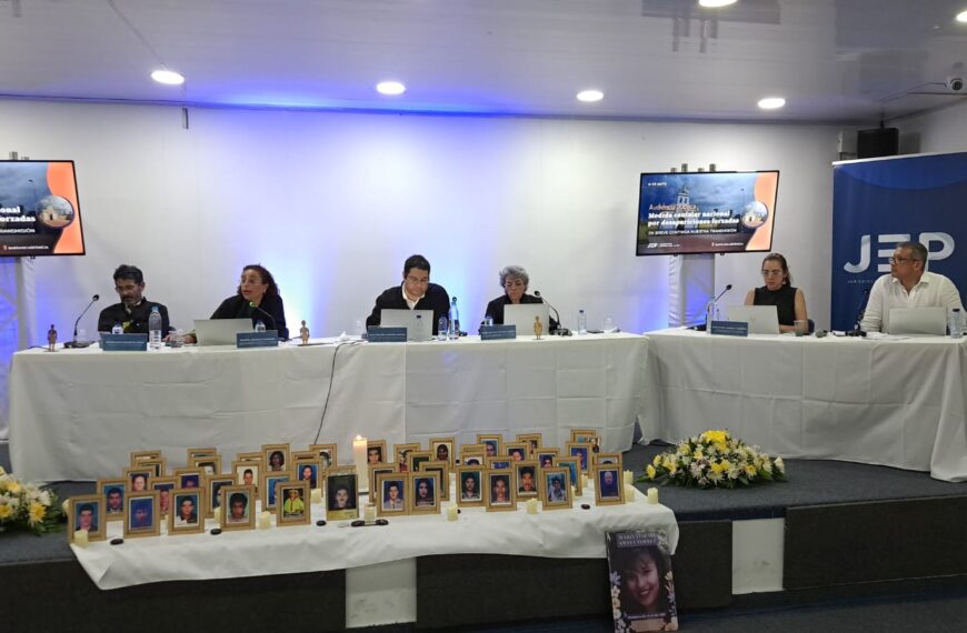 JEP Colombia y memoria víctimas de desaparición forzada.