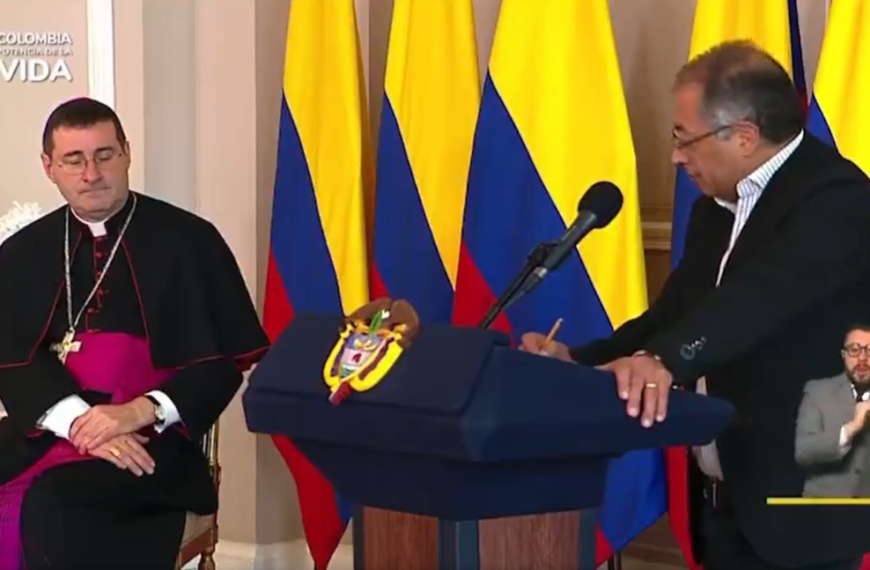 Ceremonia del saludo del presidente Gustavo Petro Urrego al fuero diplomático residente en la República de Colombia