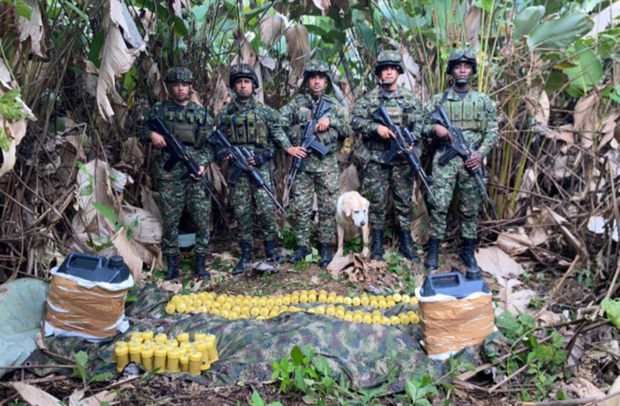 @COL_EJERCITO: asi destruye 100 minas antipersonal.