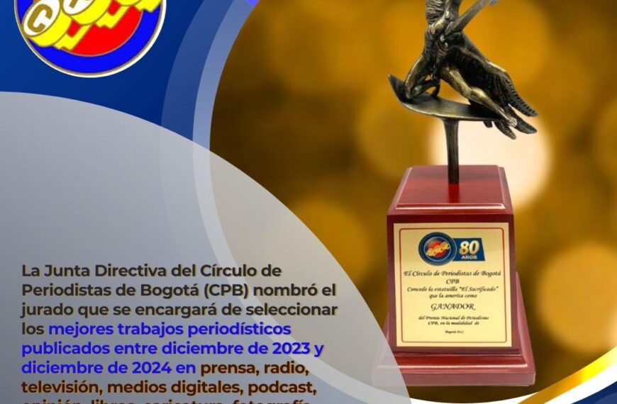 Premio Nacional de Periodismo CPB 80 años.