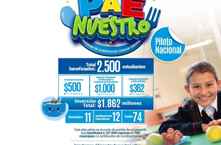 Cundinamarca PAE 2025.