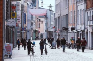 shopping street, pedestrian zone, downtown