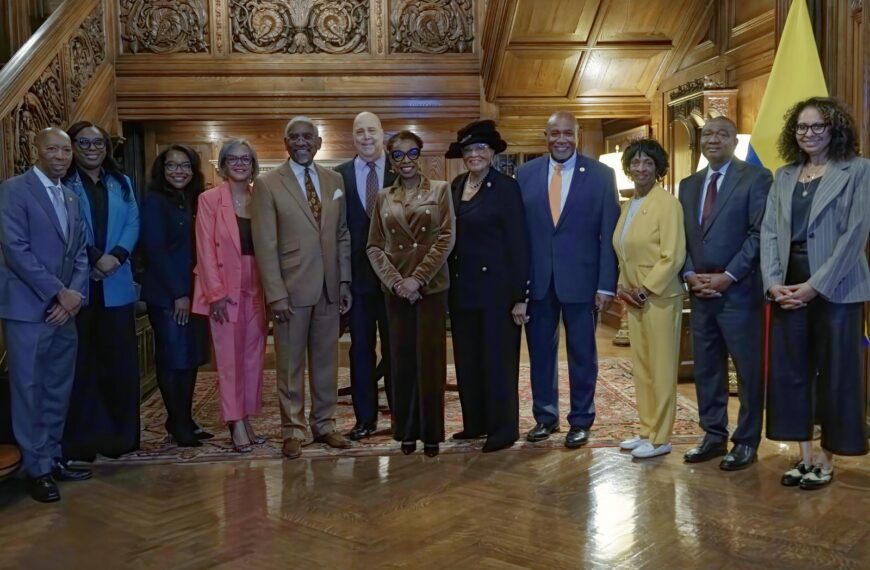Bancada de congresistas afro estadounidenses y Colombia 2025.