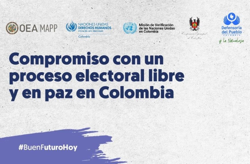 Más de 70 actores políticos, sociales e institucionales suscribieron Compromiso por elecciones libres y en paz en…