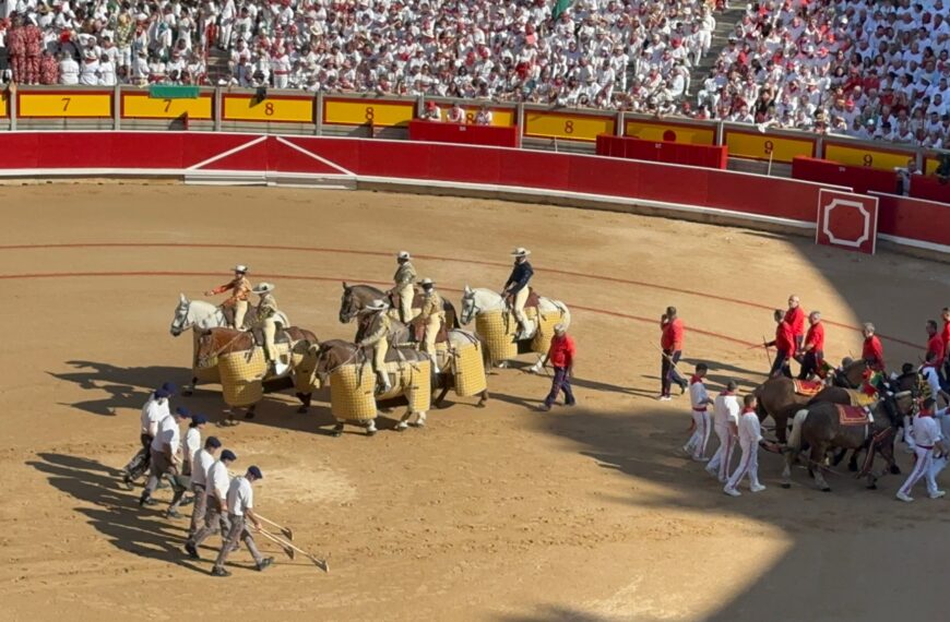 Pamplona en rojo y blanco: vivir los Sanfermines.