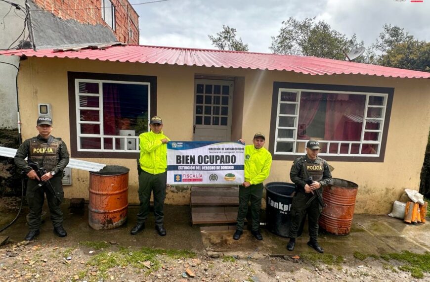 «Los Carboneros» a extinción de dominio: narcotráfico julio 2025.