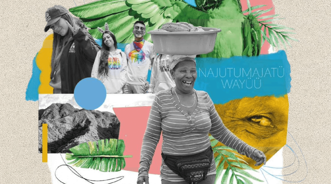 Wayuunaiki en dec&aacute;logo Defensor&iacute;a del Pueblo Colombia.