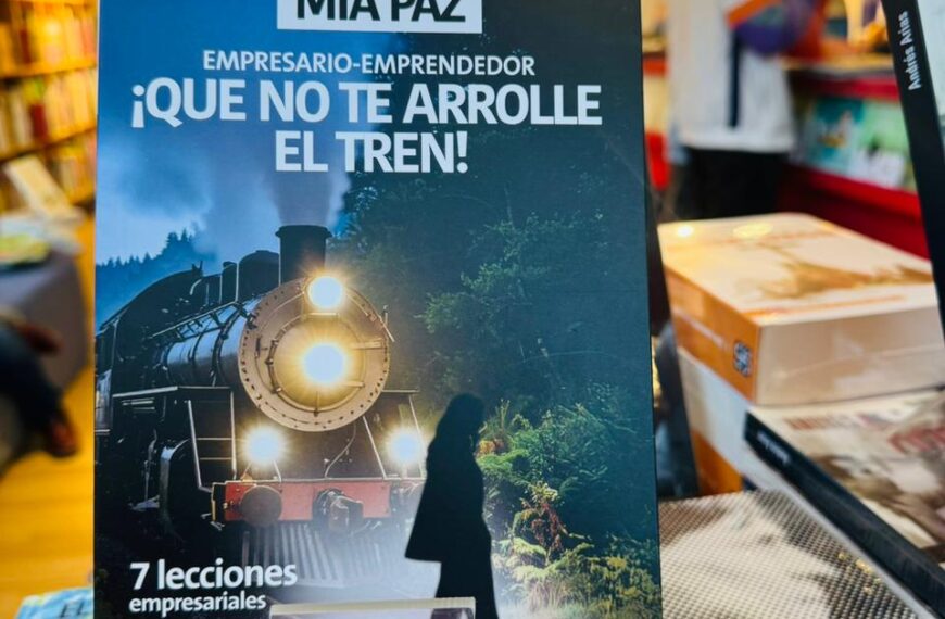 Mía Paz presenta ¡QUE NO TE ARROLLE EL TREN!, el primer libro de una saga que promete…