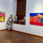 Eleonora Martín expone su obra en la histórica Torre del reloj cucuteña