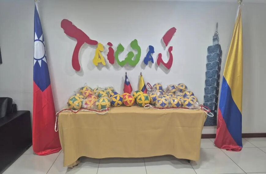 Taiw&aacute;n promueve en Colombia el tchoukball
