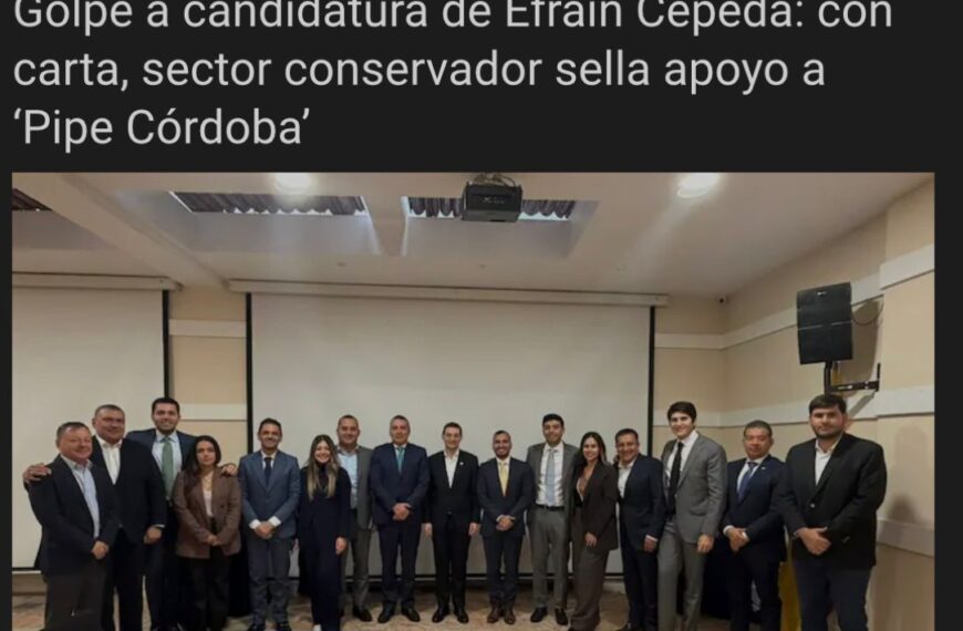 Ruben Dario Lizarralde visi&oacute;n Partido Conservador Colombiano #Elecciones2026