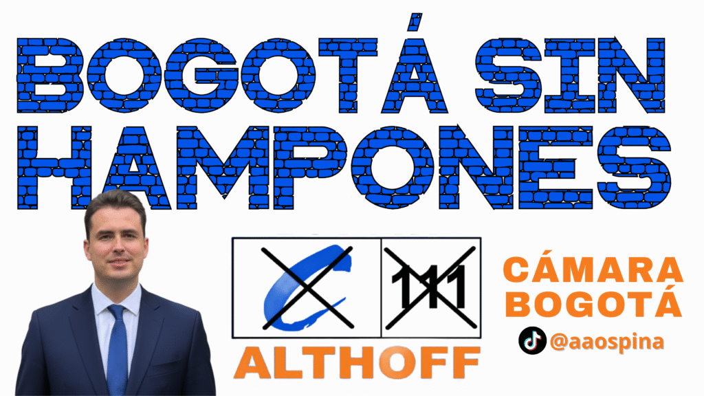 ANDREAS MARIANO ALTHOFF. BOGOTÁ SIN HAMPONES.