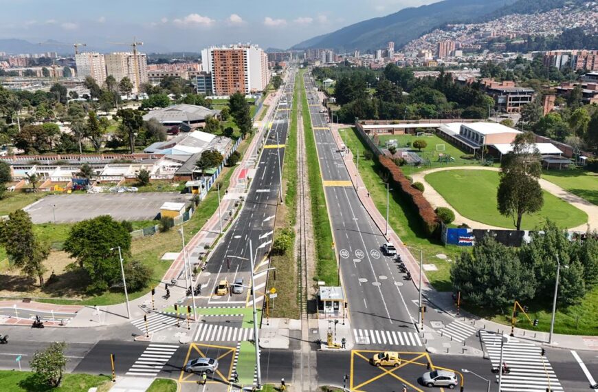 Bogotá agiliza la movilidad en el norte con la habilitación del tramooccidental de la av. Laureano Gómez…