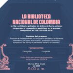 Biblioteca Nacional abre convocatoria para fortalecer la circulación del libro y la literatura en Colombia.