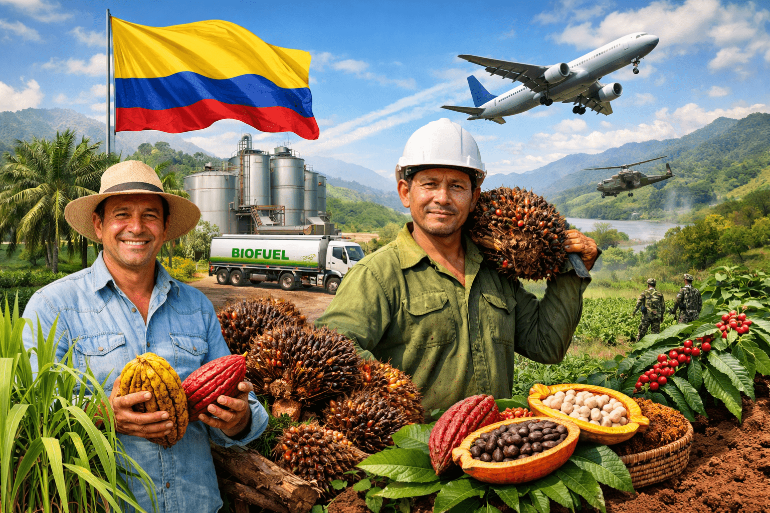 Sustitución cultivos de coca por caña de azúcar, palma, cacao y otros: @lizarralderuben @benjaminlosadaposada