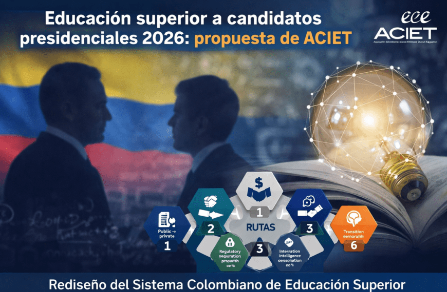 Educación superior a candidatos presidenciales 2026: propuesta de ACIET