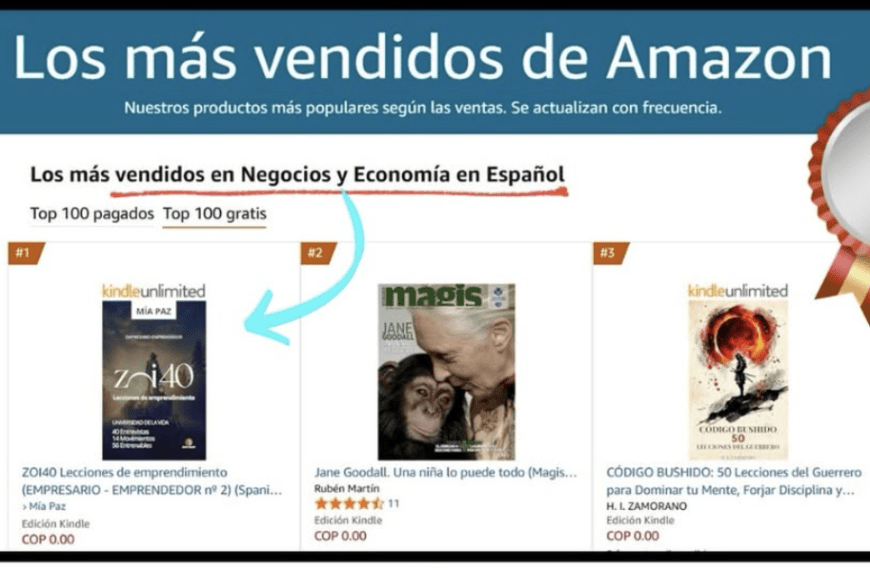 Presentación del libro ZOI40 de Mia Paz sobre emprendimiento en Colombia