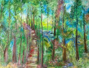 Citas en el bosque. Obra de Margie Rabinovich.