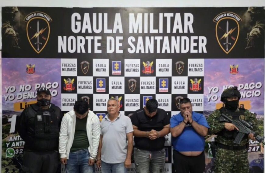 Captura de integrantes de la banda Los Camarones por secuestro en Zipaquirá Cundinamarca