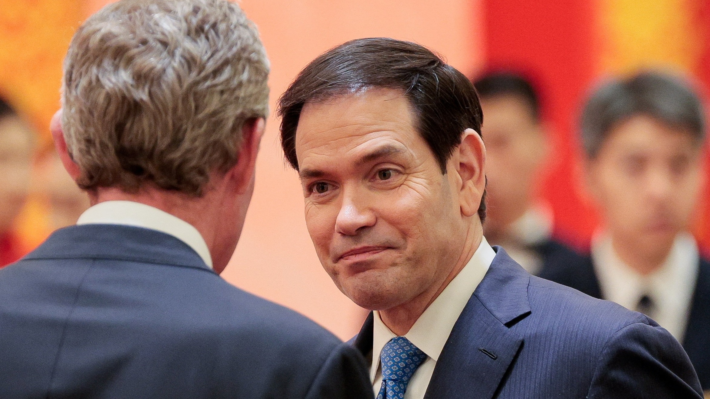 Marco Rubio durante una gira diplomática sobre seguridad, defensa y cooperación internacional en Suecia e India.
