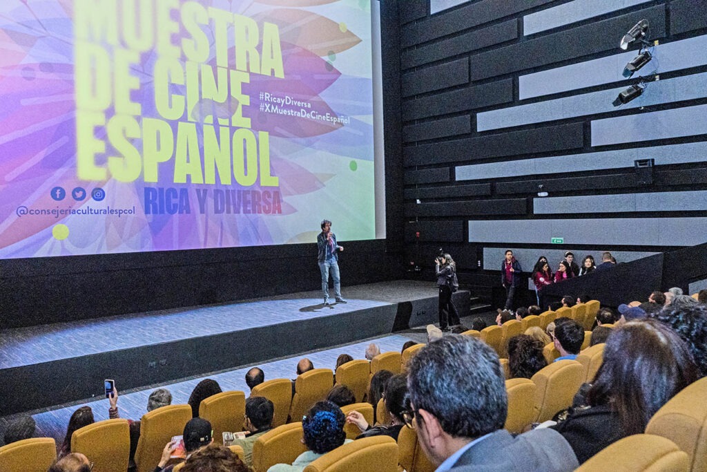 Proyección de películas durante la 13ª Muestra de Cine Español en Colombia 2026