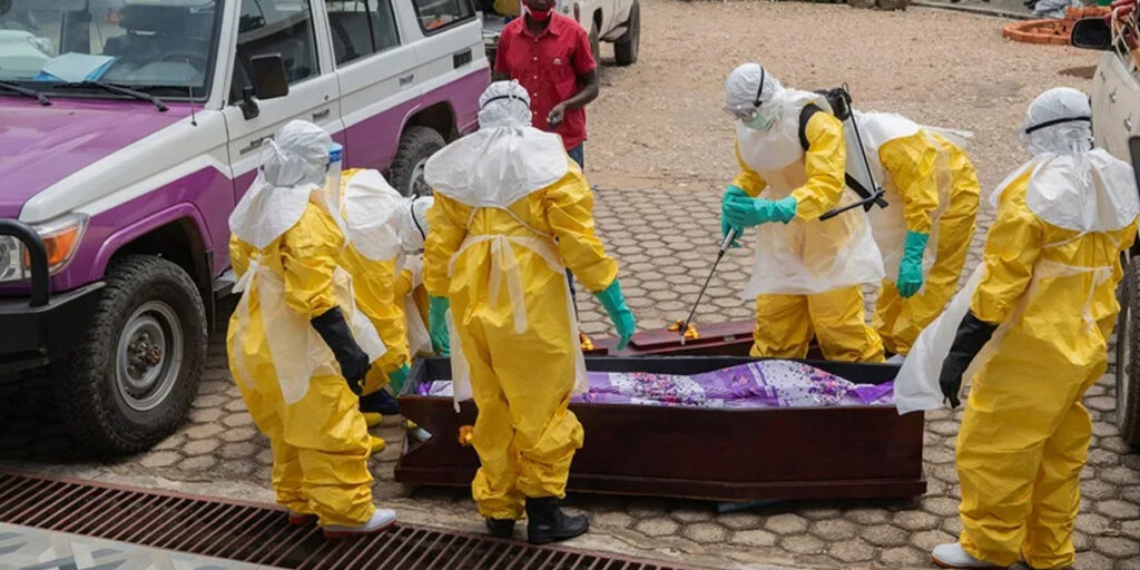 Trabajadores sanitarios y centros de respuesta al brote de ébola en África central y oriental.