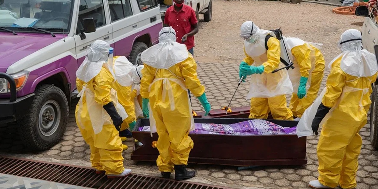 Trabajadores sanitarios y centros de respuesta al brote de ébola en África central y oriental.
