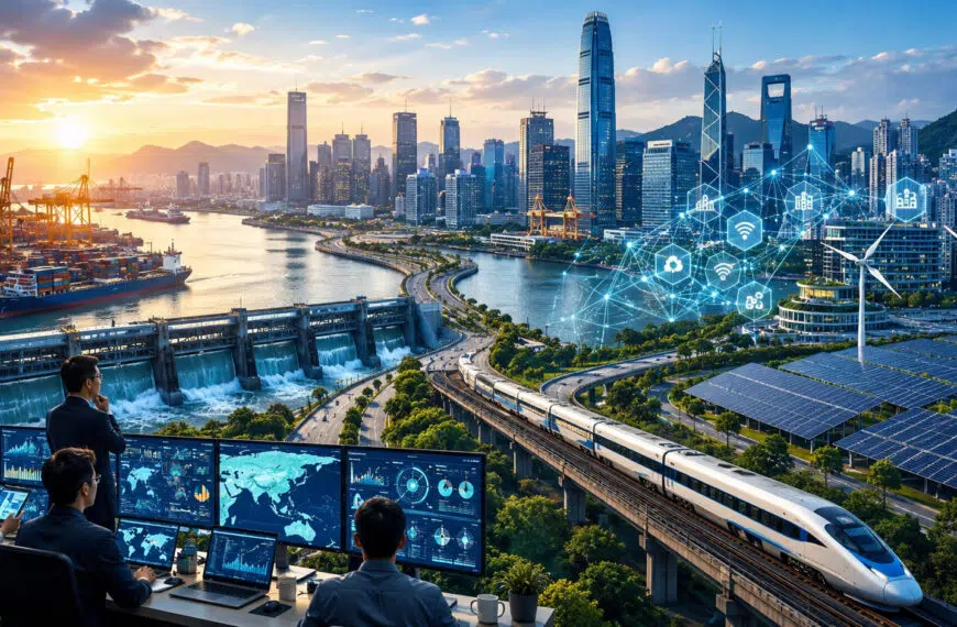 Infraestructura urbana y tecnológica en Asia frente a desafíos climáticos, económicos y geopolíticos.