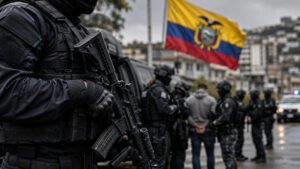 Operativo de seguridad contra una organización criminal en Ecuador tras la designación de Chone Killers como organización terrorista extranjera por Estados Unidos.