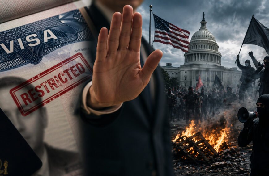 Control migratorio en Estados Unidos relacionado con la nueva política de restricción de visados por apoyo a violencia política