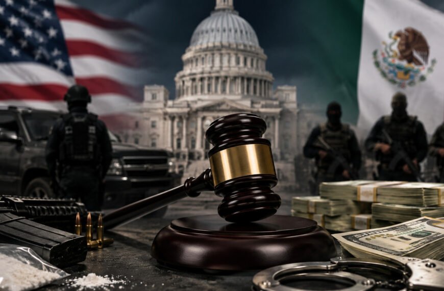 Funcionarios del Gobierno de Estados Unidos anuncian sanciones contra personas y entidades vinculadas al Cártel Jalisco Nueva Generación.