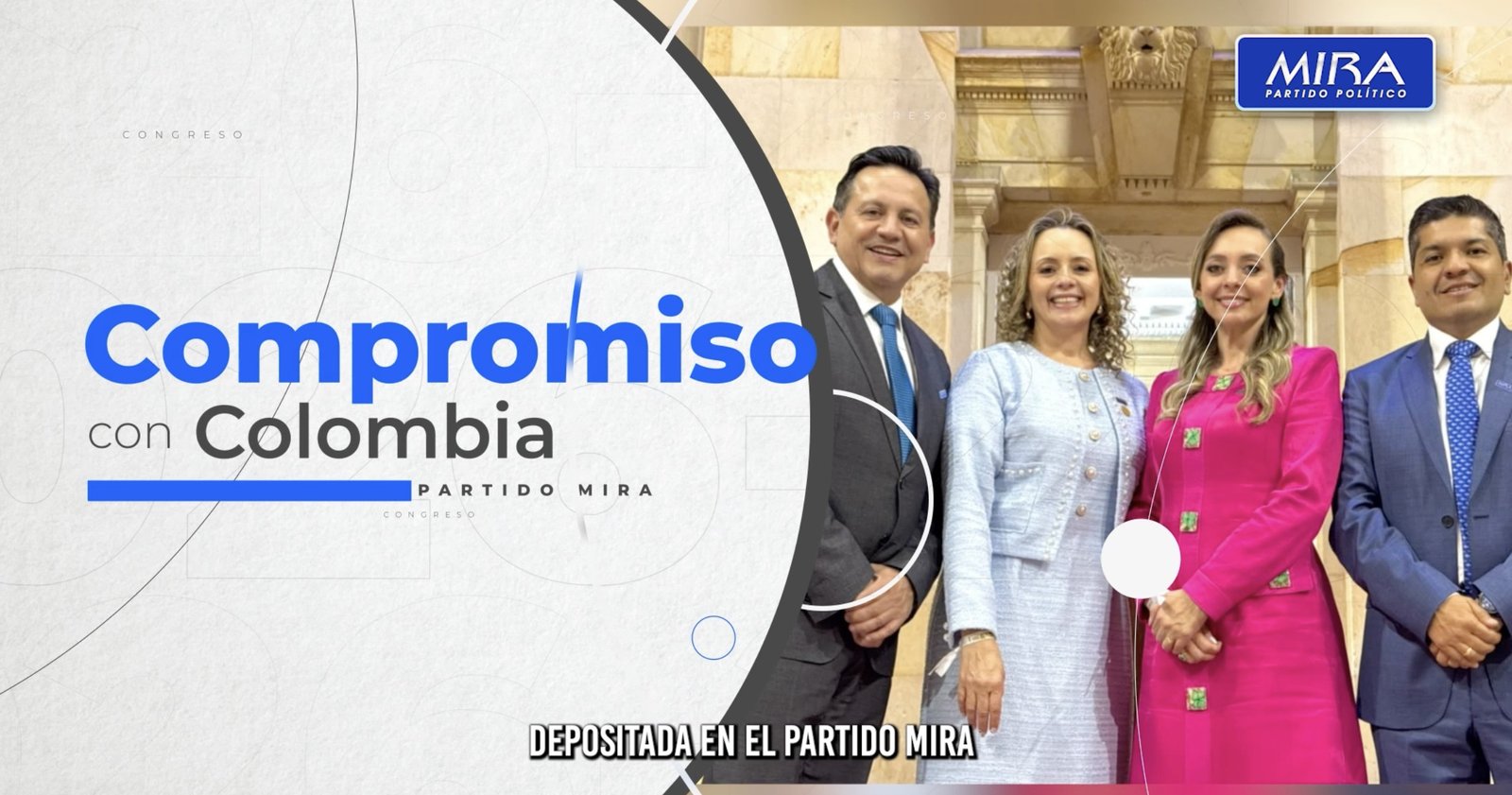 Inicio período legislativo 2026-2030. Iniciativas Partido Mira