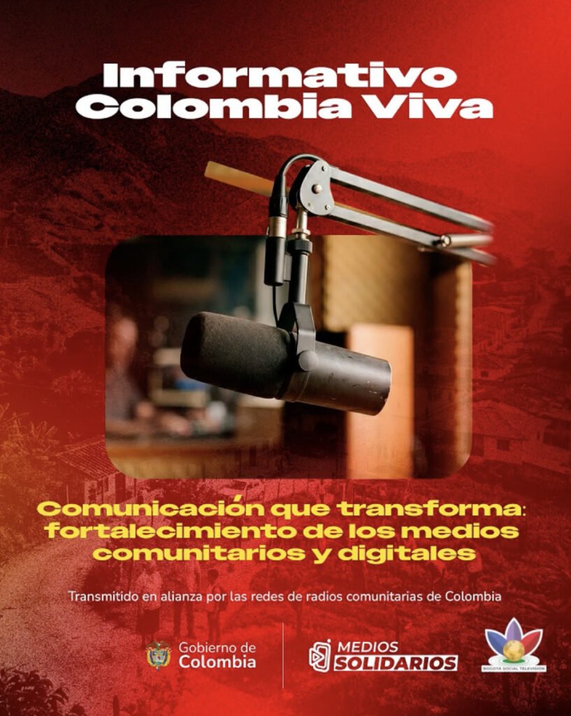 Informativo Colombia Viva presenta el capítulo Comunicación que transforma sobre el fortalecimiento de los medios comunitarios y digitales en Colombia.