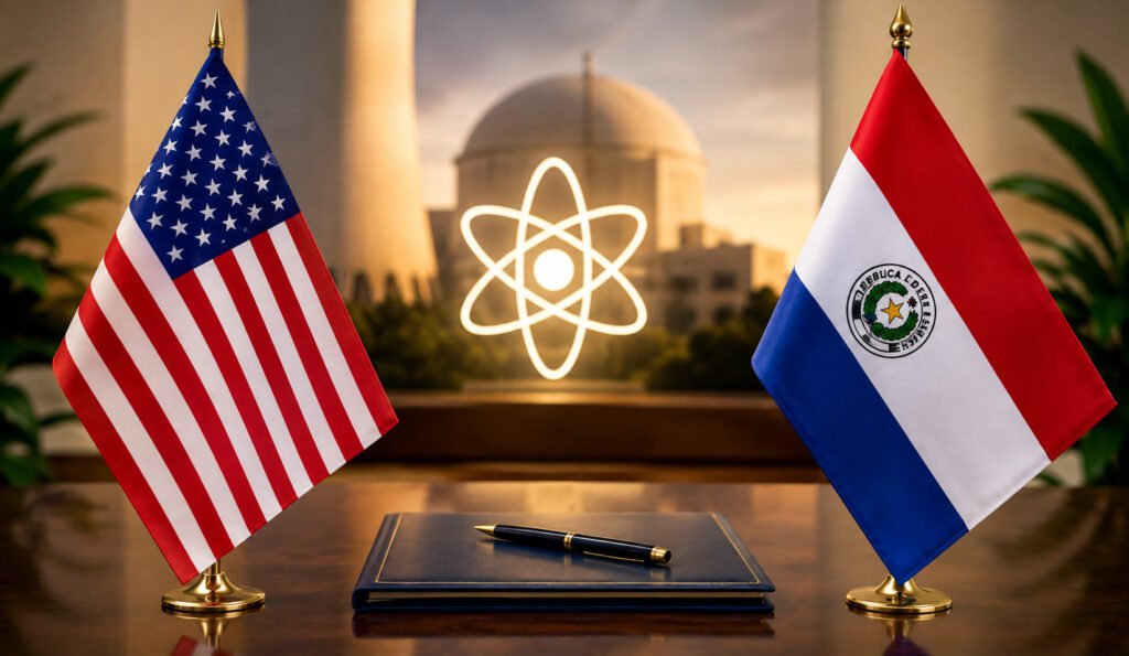 Estados Unidos y Paraguay fortalecen su cooperación estratégica mediante un memorando de entendimiento sobre energía nuclear civil en 2026.