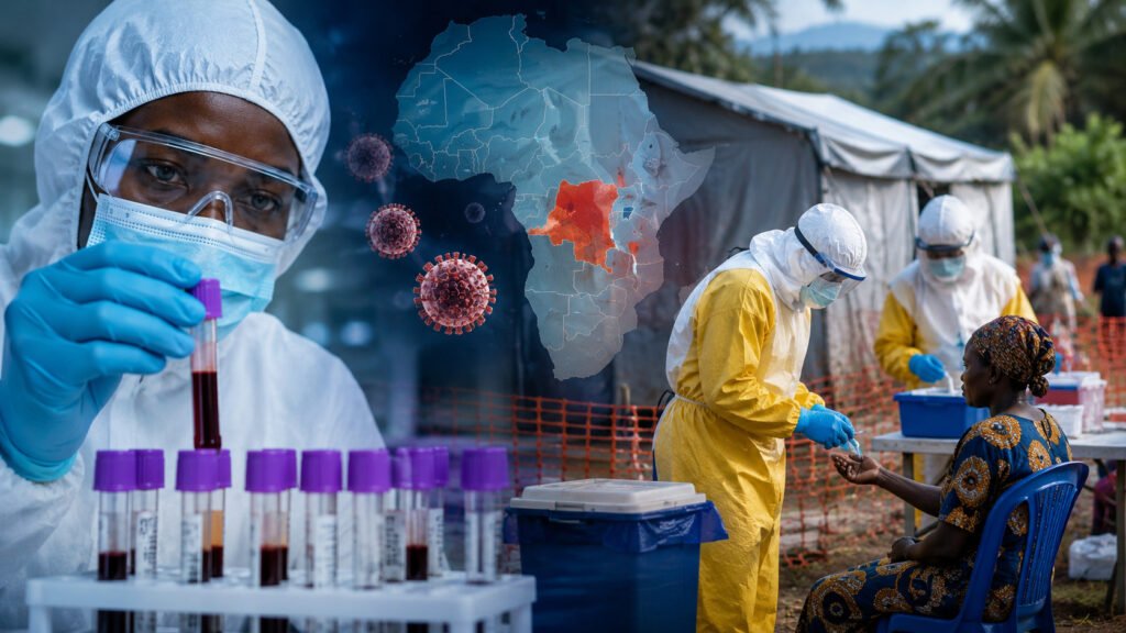 Respuesta sanitaria internacional ante el brote de ébola por virus de Bundibugyo en República Democrática del Congo y Uganda en agosto de 2026.