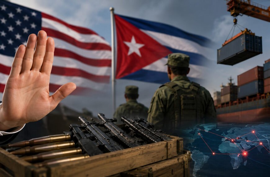 Medidas contra aquellos que facilitan la importación de armas y llevan a cabo cooperación militar extranjera para…